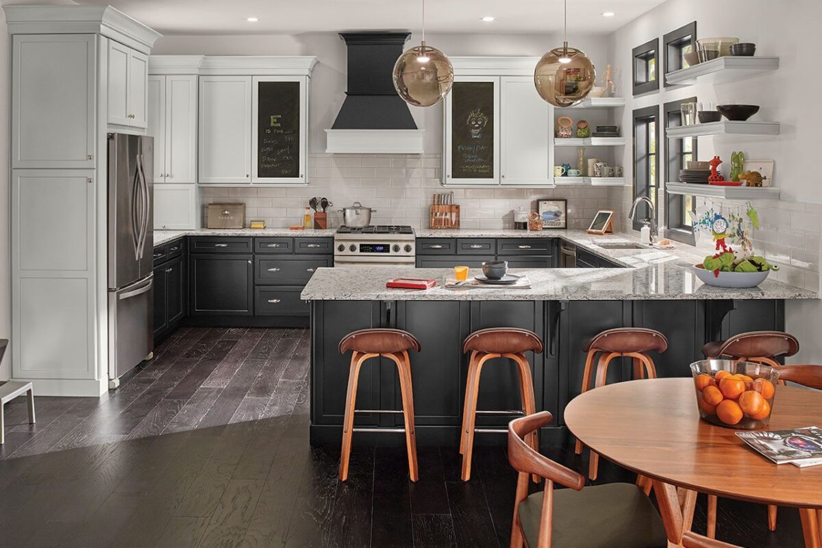 Mẫu tủ bếp hình chữ G đẹp mắt và sang trọng