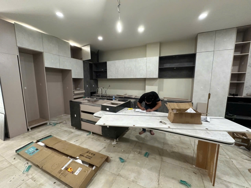 Thiết kế thi công tủ bếp Mộc Kiến Minh